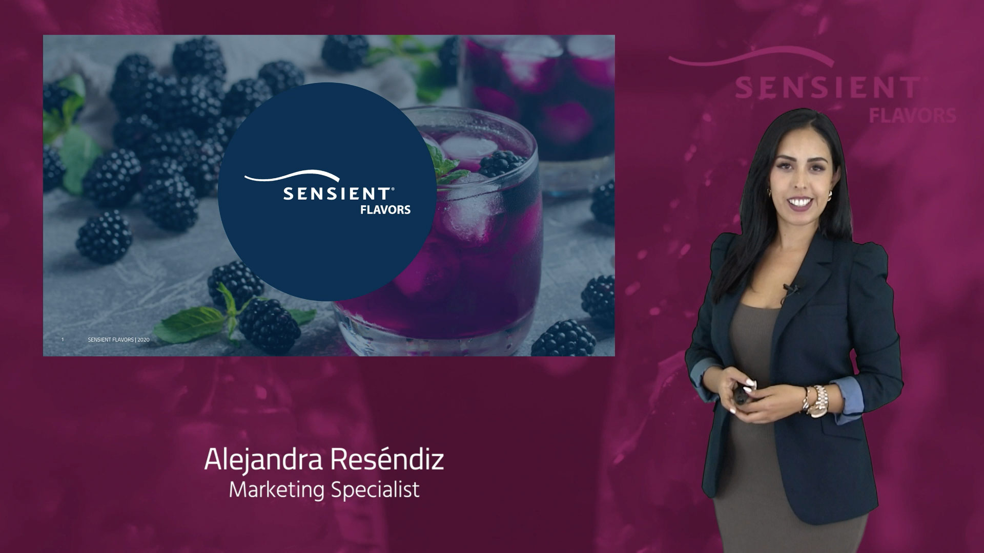 ALEJANDRA RESÉNDIZ :: SENSIENT - Escenarios Post-Covid para la industria de alimentos y bebidas